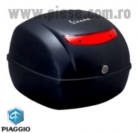 Cutie bagaj originala Vespa LX 50-125-150cc – culoare: negru (black – Grafite 79/A) – 32 Litri